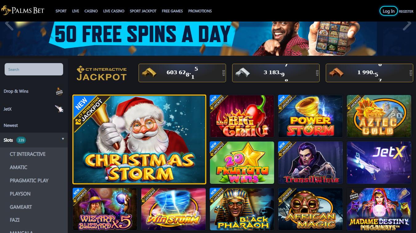 palms bet casino login